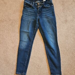 Lucky Brand Women's Blue Button Down Denim Jeans